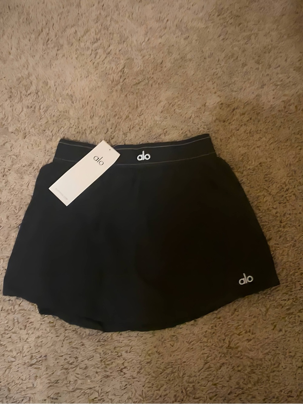 ALO Yoga Women's Black Athletic Skirt